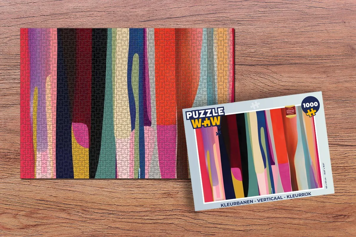 PuzzleWow Kleurbanen Legpuzzel 1000 Stuks - MPN 8721406832416