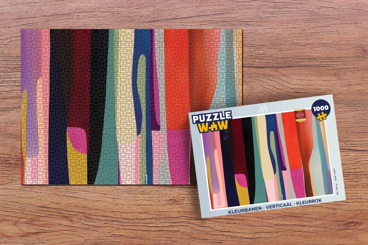 PuzzleWow Kleurbanen Legpuzzel 1000 Stuks - MPN 8721406832416
