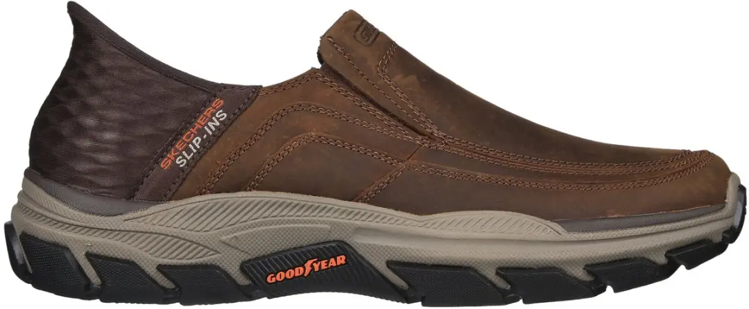 Skechers Slip-ins Respected Elgin Heren Instappers - Bruin - afbeelding 2 van 6