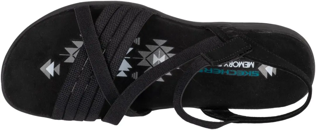 Skechers Reggae Slim Summer Heat Sandalen 37 - Zwart - afbeelding 6 van 6