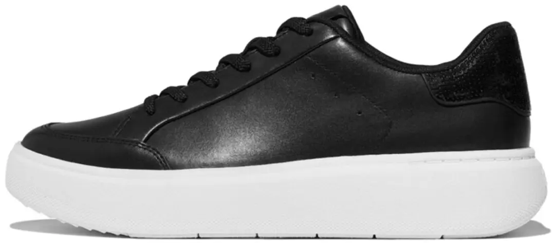 FitFlop Rtg Sequin-Backtab Leather Sneakers Dames Sneakers