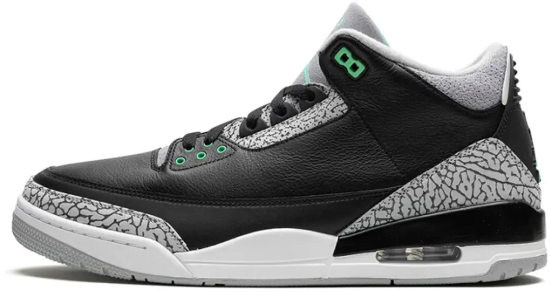 Jordan 3 Retro Green Glow