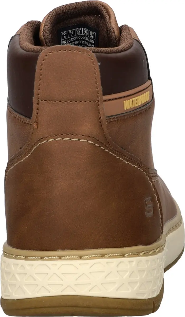 Skechers GARLAN DENO Heren Veterschoenen - Bruin - afbeelding 5 van 6