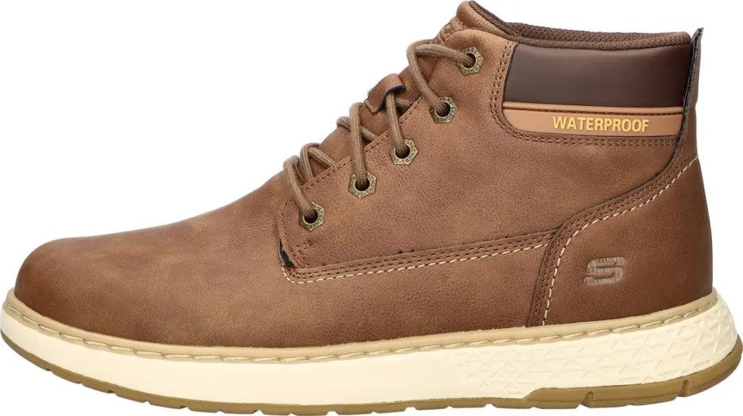 Skechers GARLAN DENO Heren Veterschoenen - Bruin - afbeelding 2 van 6