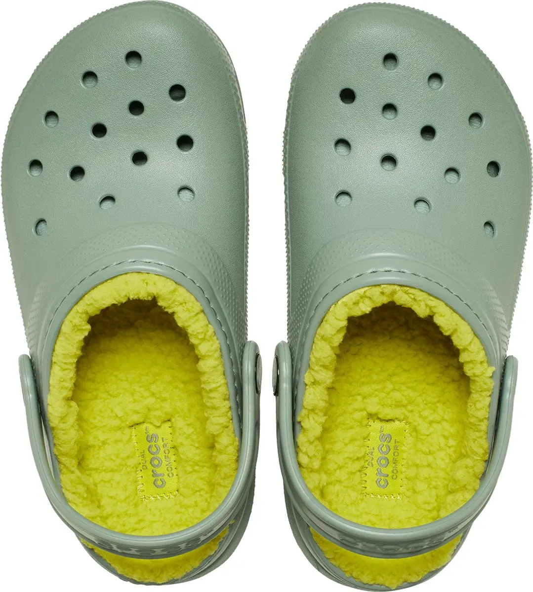 Crocs Classic Lined Clog Kids Moss - 33.5