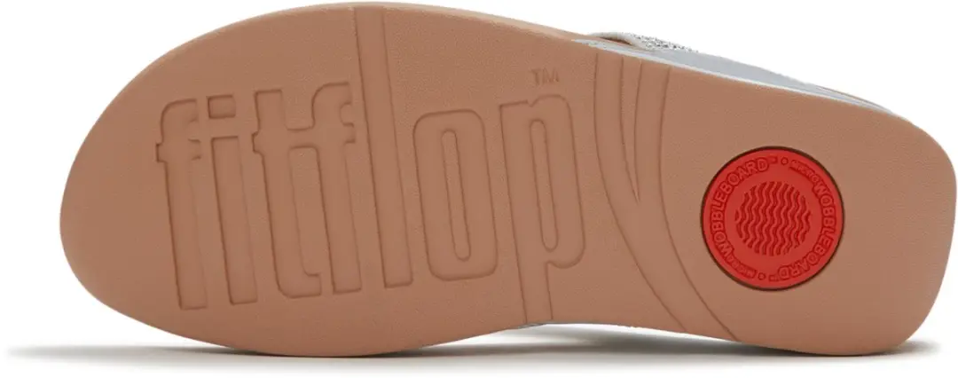 Fitflop Lulu Crystal Embellished Toe Post Sandalen Zilver EU 36 Vrouw - afbeelding 6 van 6