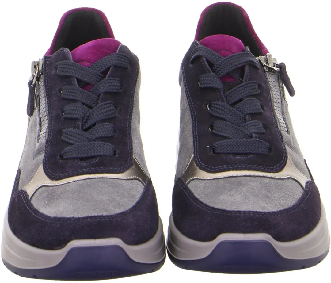 Ara Garda Sneaker - 40 - Grijs/Blauw