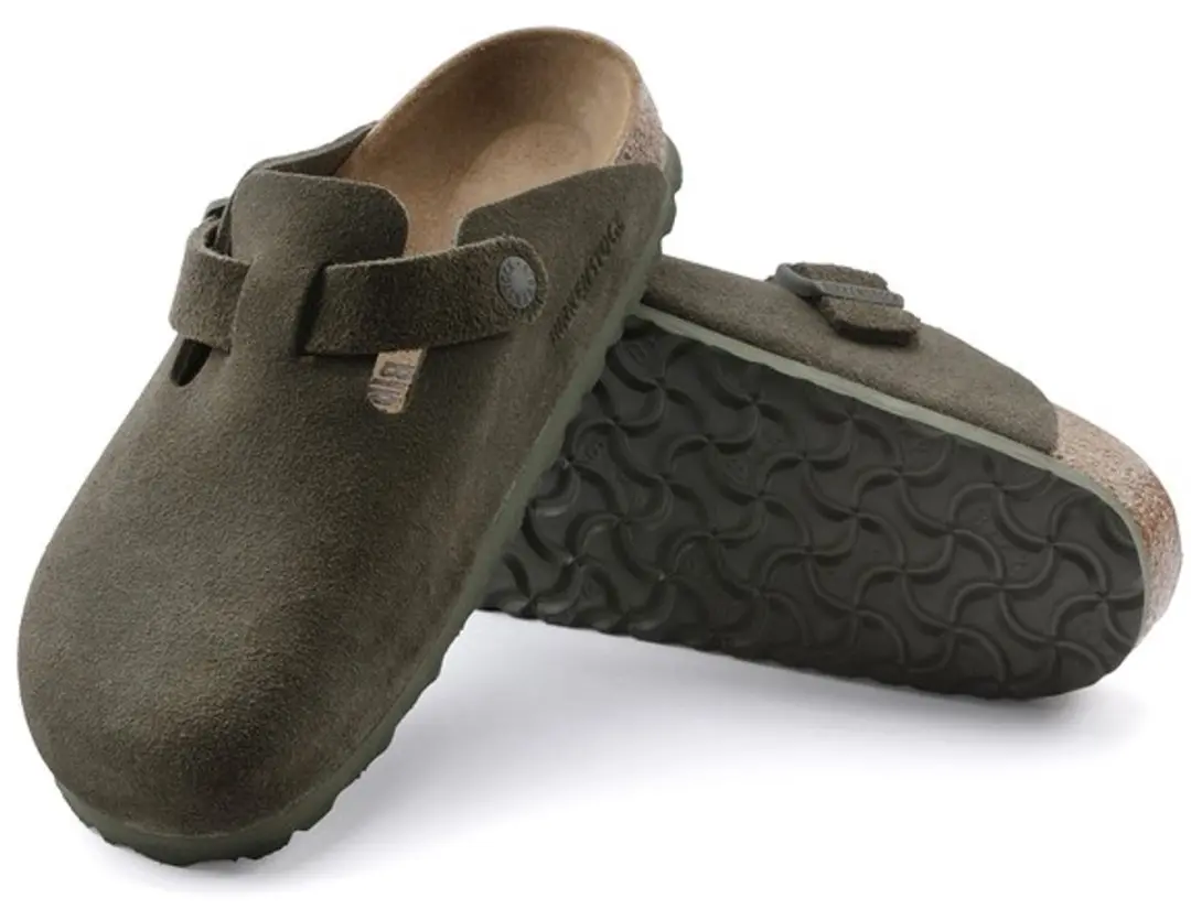 Birkenstock Boston Thyme Slides - Maat 37