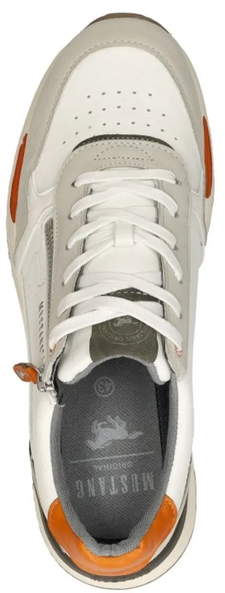 Mustang Sneakers Laag Wit - Maat 42 - afbeelding 5 van 6