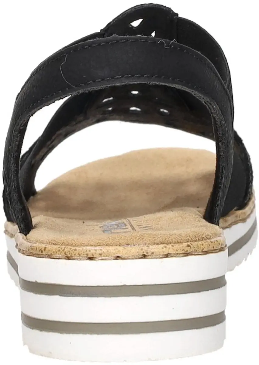 Rieker V0646-00 Sandalen - Zwart - Maat 38 - afbeelding 6 van 6