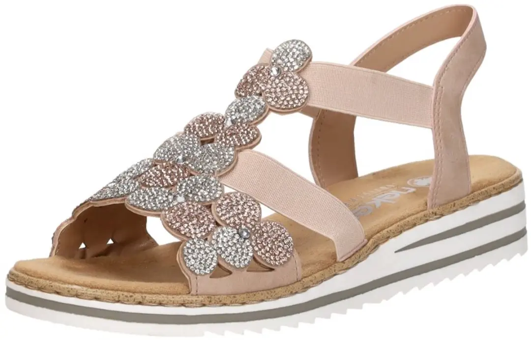 Rieker Sandalen Plat Sandalen Plat - roze - Maat 36 - afbeelding 3 van 6