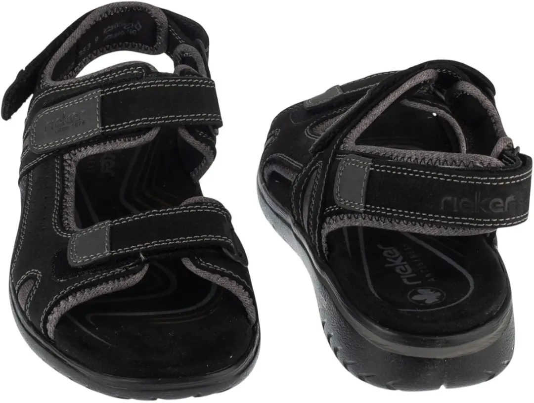Rieker 26450-00 Sandalen - Zwart