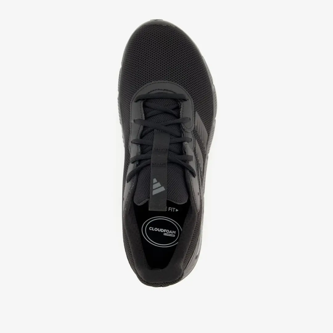 Adidas Cloudfoam Flex Wide Fit Heren Sneakers - Zwart - afbeelding 3 van 6
