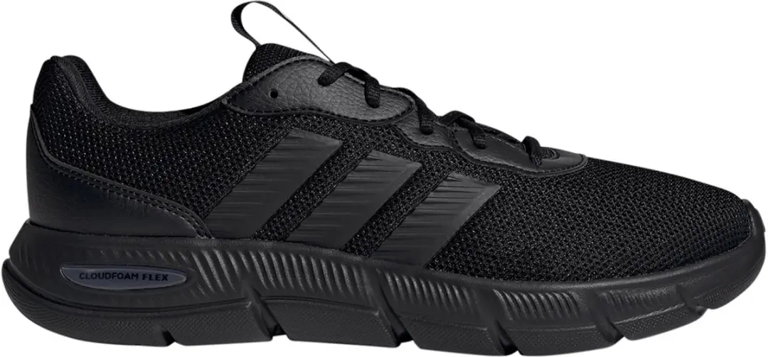 Adidas Cloudfoam Flex Wide Fit Heren Sneakers - Zwart - afbeelding 2 van 6