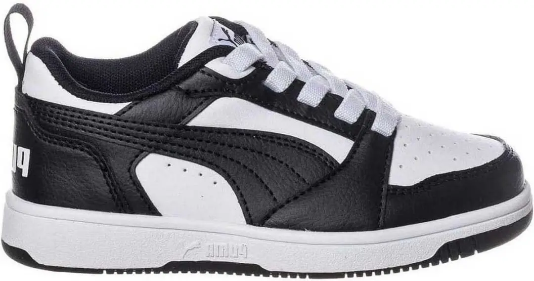 PUMA Puma Rebound V6 Lo AC PS FALSE Sneakers - Puma White-Puma Black - afbeelding 3 van 6