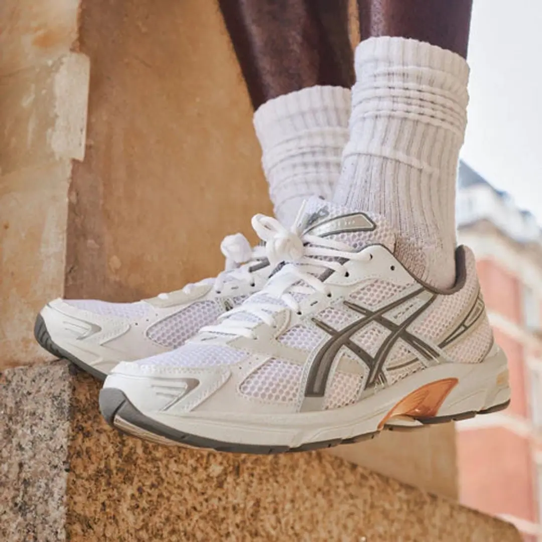 ASICS Lage Sneakers 40.5 - Wit/Grijs/Beige - afbeelding 5 van 6