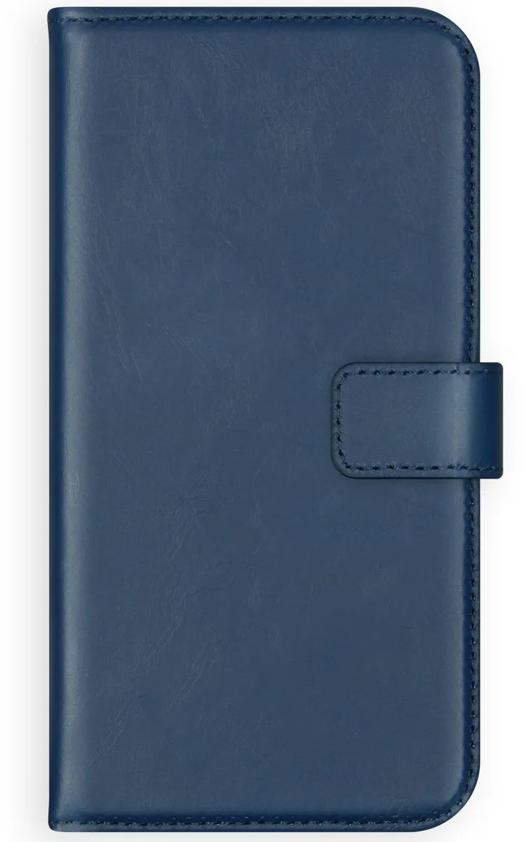 Selencia Hoesje Samsung Galaxy A42 - Echt Lederen Bookcase 3 Stuks - Blauw
