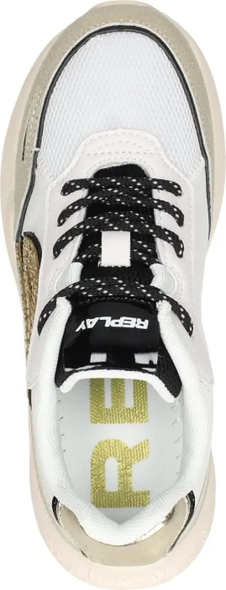 Replay Athena Jr-1 Lage sneakers - Meisjes - Beige - Maat 37 - afbeelding 5 van 6