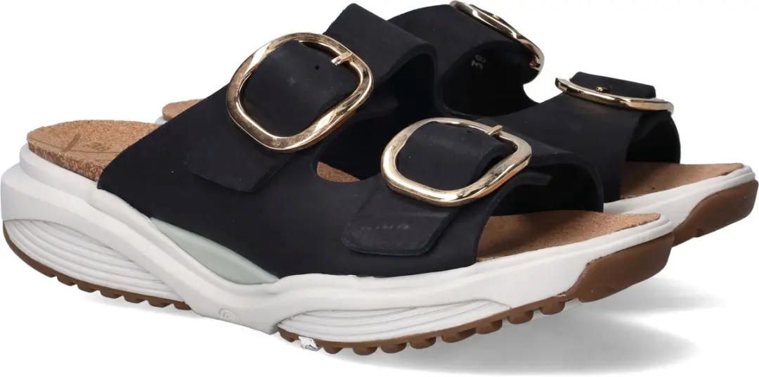 Xsensible Mykonos Teenslipper Dames - Maat 42 - Zwart - afbeelding 6 van 6