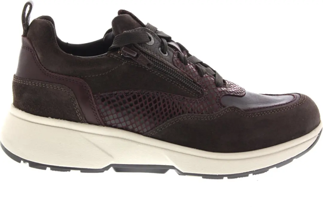 Dames Veterschoenen Xsensible Grenoble Darkbrown Combi Hx Donkerbruin