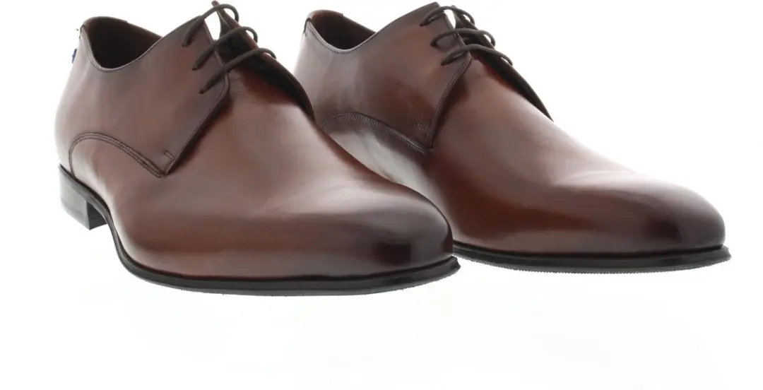 Floris van Bommel Heren Veterschoenen 18390/00 - Cognac - Maat 44 - afbeelding 5 van 6