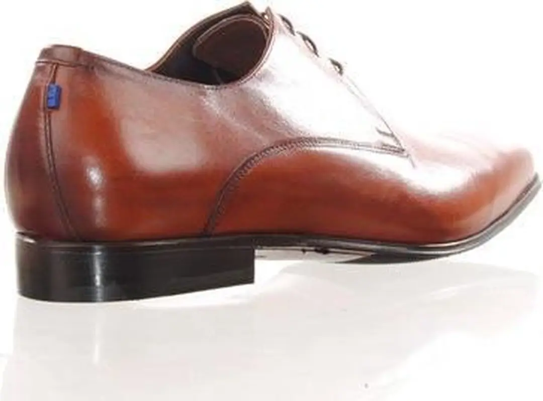 Floris van Bommel Heren Veterschoenen 18390/00 - Cognac - Maat 44 - afbeelding 6 van 6