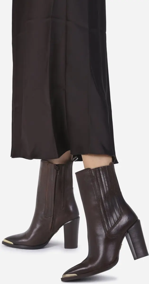 Bronx New-Americana Dames Enkellaars - Bruin - Maat 36