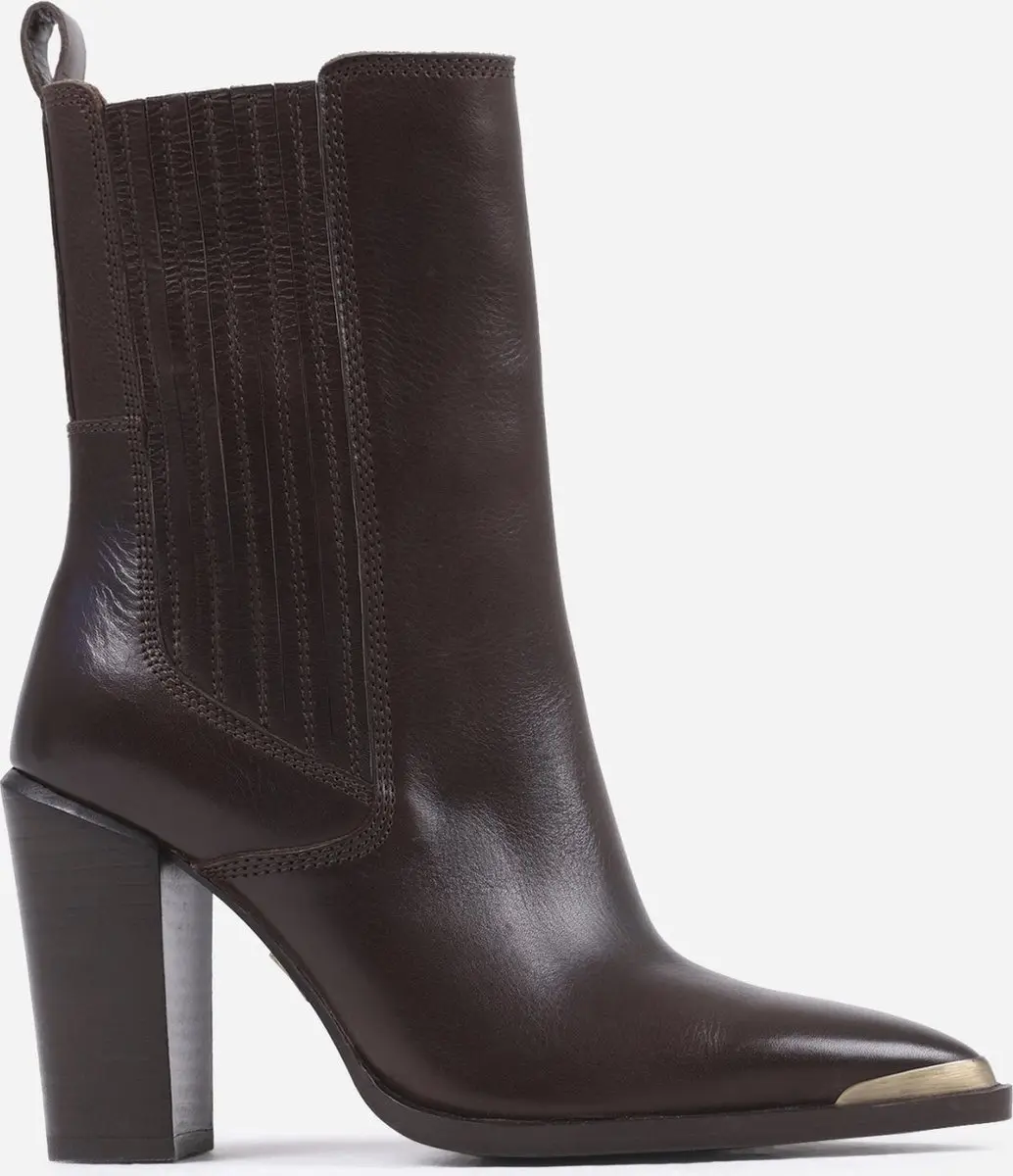 Bronx New-Americana Dames Enkellaars - Bruin - Maat 36