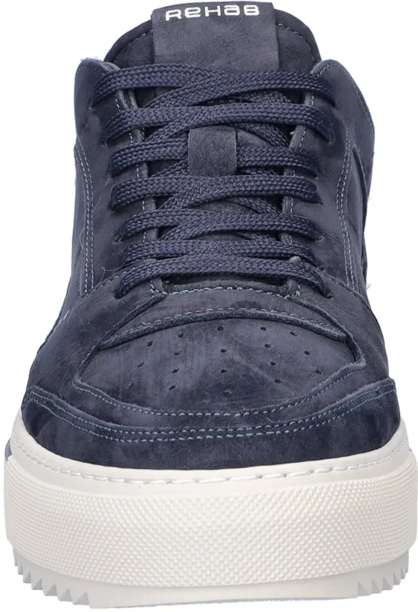 Rehab Creon Nubuck Heren Sneaker - Donkerblauw 46 - afbeelding 3 van 6