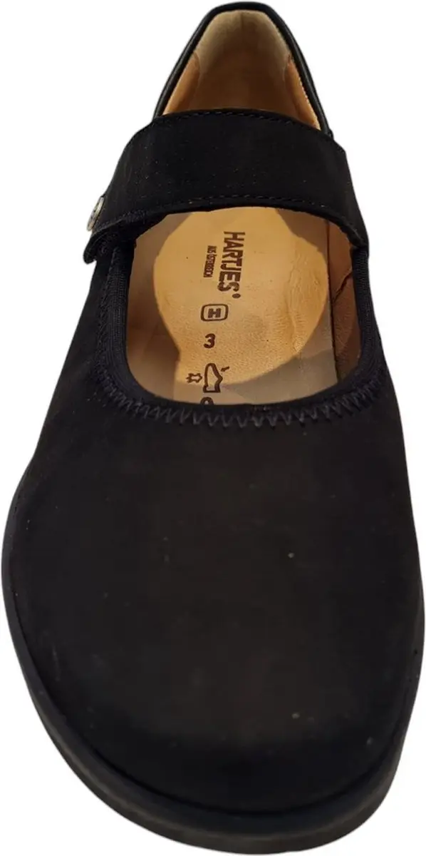 Hartjes 162.0901/99 01.01 Breedte H Dames Instappers - Zwart - 37 - afbeelding 2 van 5
