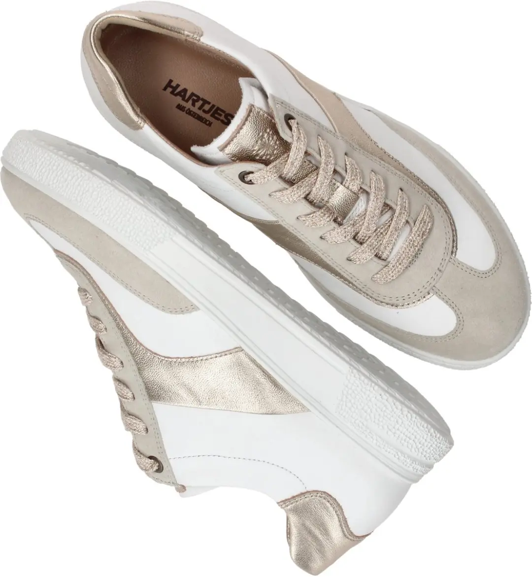 Hartjes Sophie Shoe Dames Veterschoenen - Wit - Maat 37 - afbeelding 4 van 6