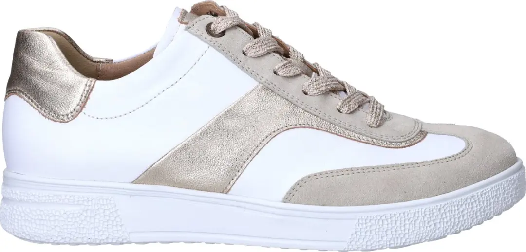 Dames Veterschoenen Hartjes Sophie Shoe Weiss-beige Wit