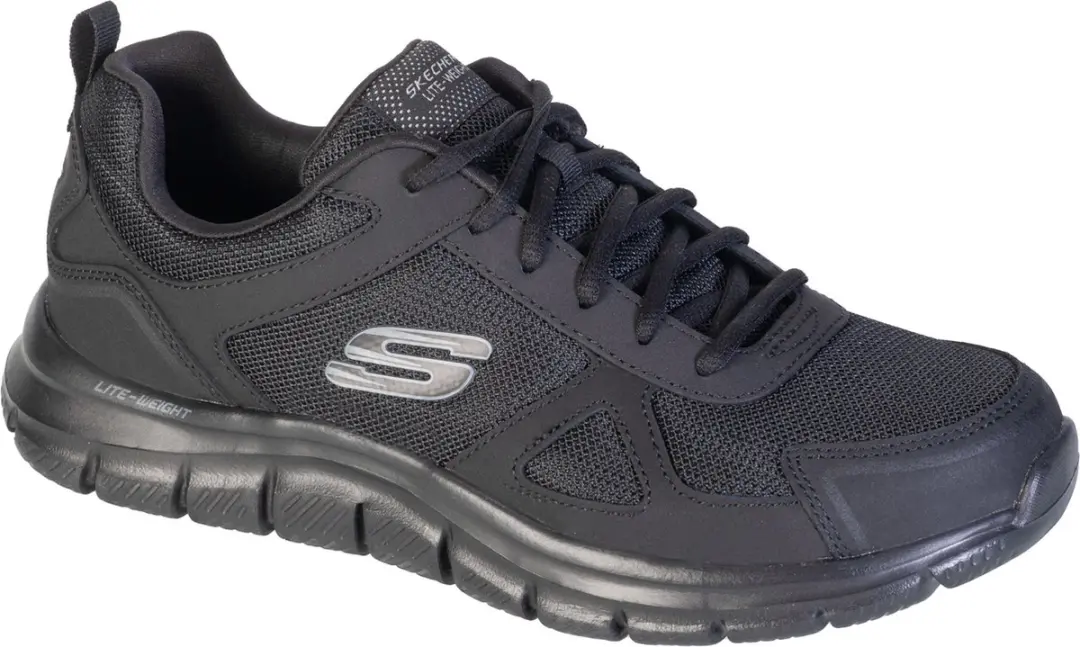 Skechers Track-Scloric Wide, Mannen, Zwart, Sneakers, maat: 42,5