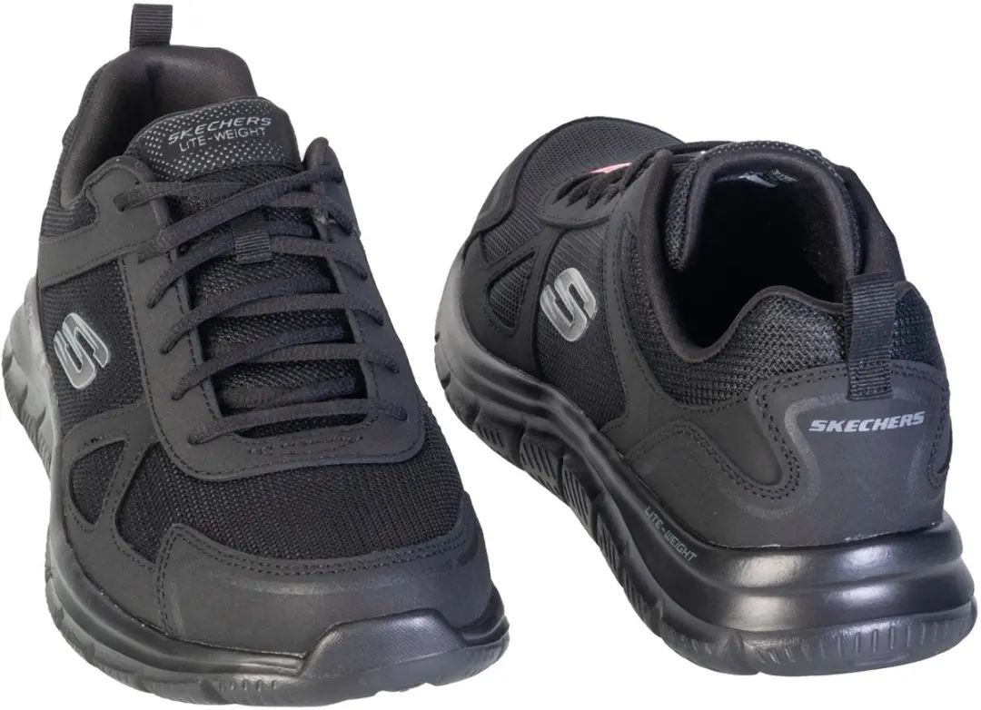 Skechers Track-Scloric Wide 52631W-BBK Sneakers - Zwart