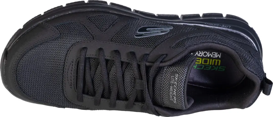 Skechers Track-Scloric Wide 52631W-BBK Sneakers - Zwart