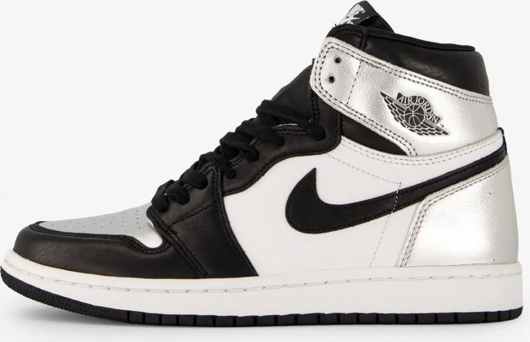 Nike Air Jordan 1 High OG, CD0461 001, Black/Black Metallic-Silver, EUR 38.5