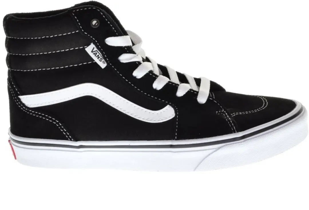 Vans YT Filmore Hi Sneakers - Zwart/Wit - afbeelding 4 van 6