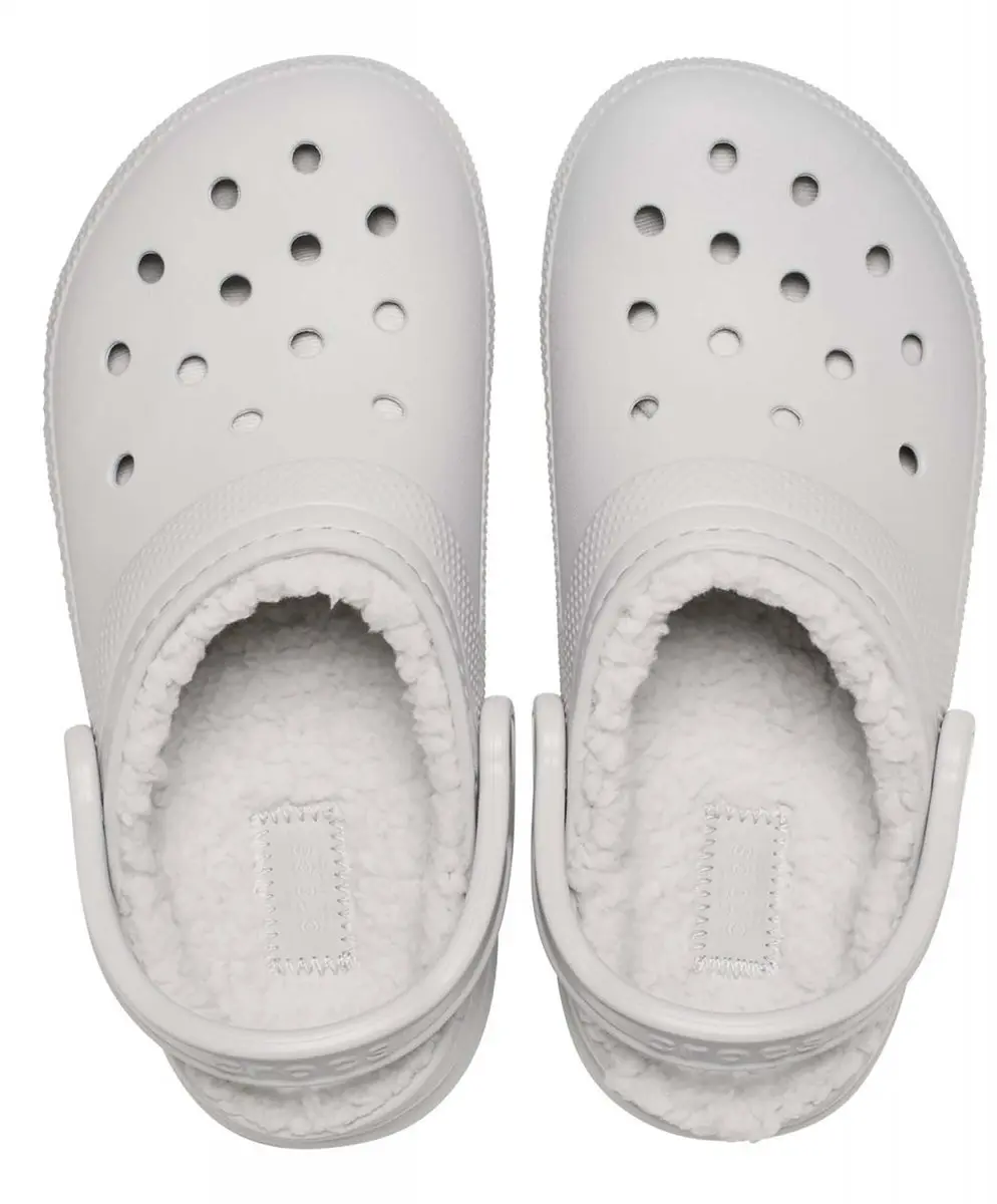 Crocs Classic Fuzz Lined Clog Instappers Senior