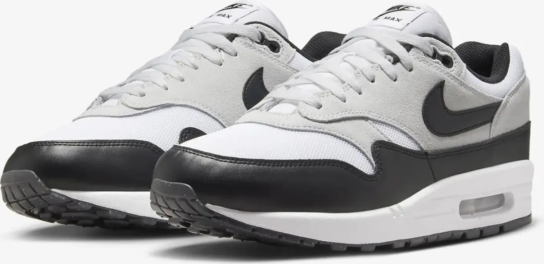 Nike Air Max 1 Sneakers - Zwart/Wit - 47 - afbeelding 3 van 6