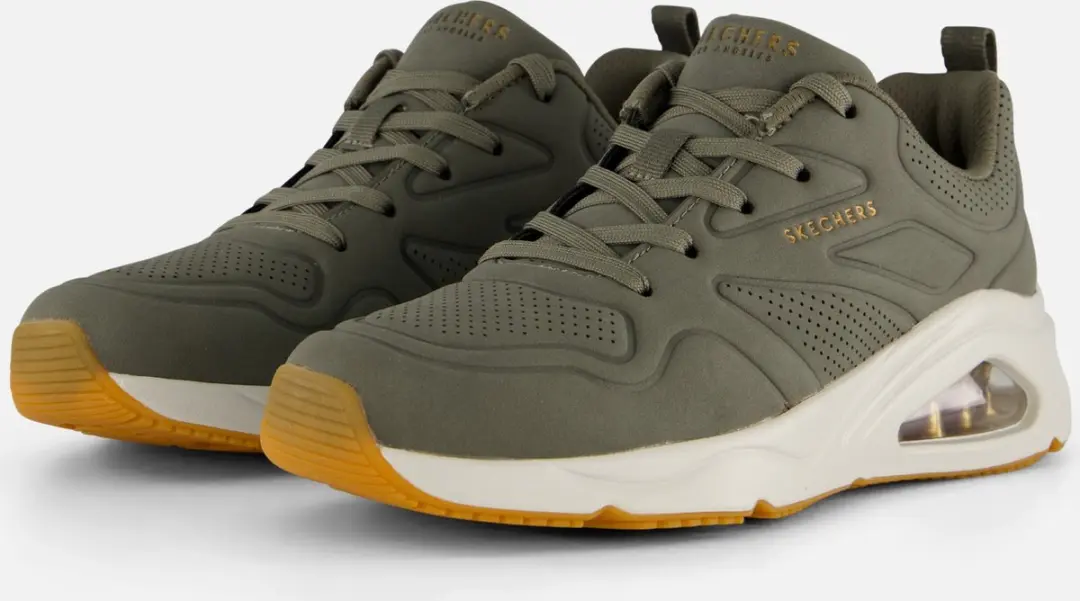Skechers Tres Air Uno Sneakers groen Textiel