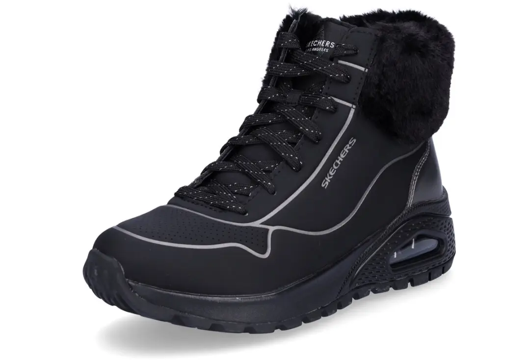 Skechers Uno Rugged Dames Sneakers 167993-bkpw