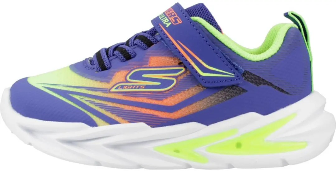 Skechers Lights-Flex-Glow Ultra Sportschoenen - Blauw - Maat 21