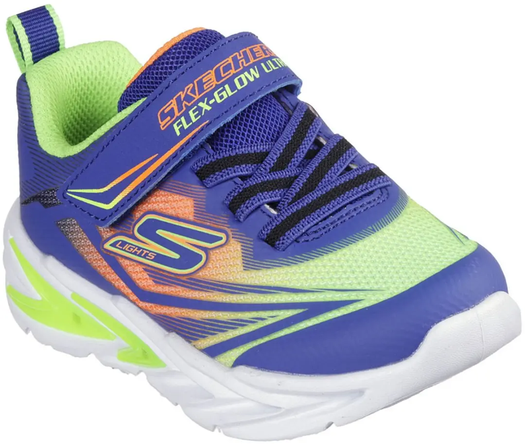 Skechers Lights-Flex-Glow Ultra Sportschoenen - Blauw - Maat 21