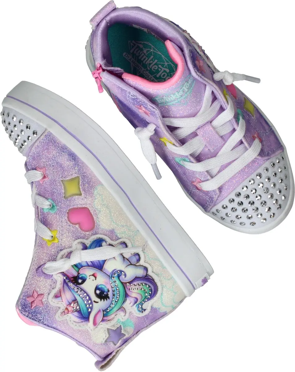 Skechers Twi-Lites 2.0 Sneakers - Meisjes - Multi - 25 - afbeelding 3 van 6