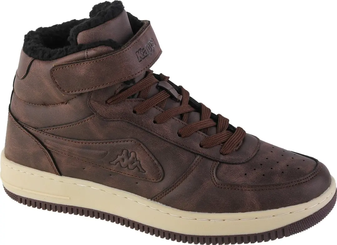 Kappa Bash Mid Fur 242799-5043, Mannen, Bruin, Sneakers, maat: 37