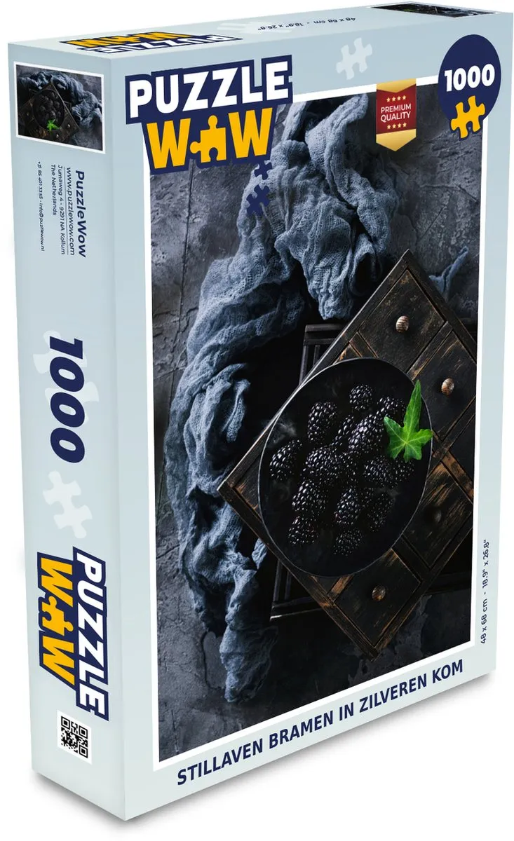 PuzzleWow Braam Legpuzzel 1000 Stuks - Multicolor