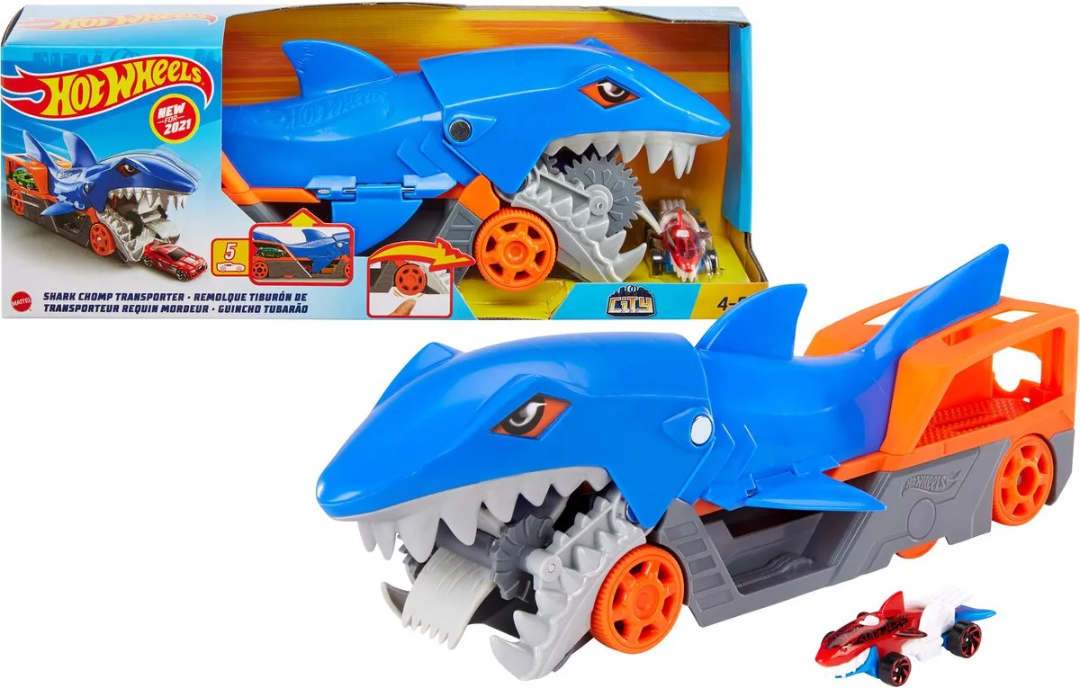 Hot Wheels Haaienoplegger Speelset GVG36 - Meerkleurig
