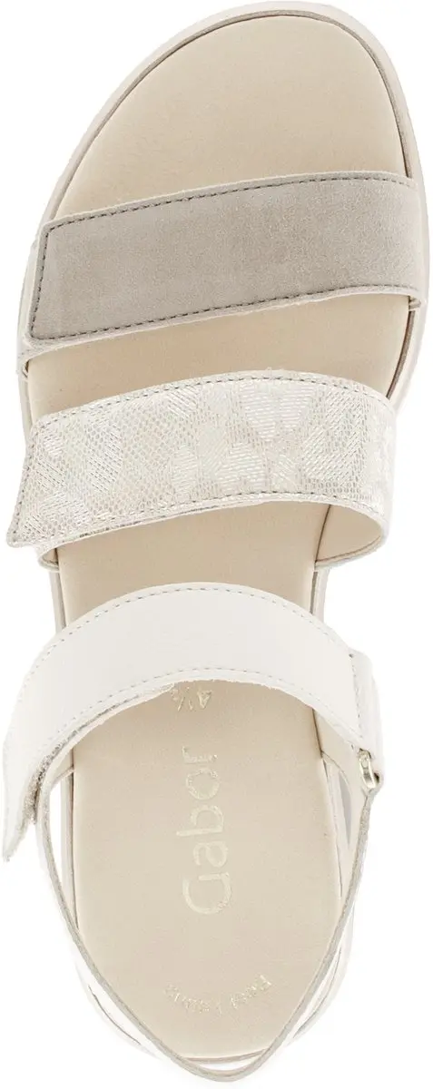 Gabor Dames Sandalen 35.5 - Wit/Combi - afbeelding 2 van 6