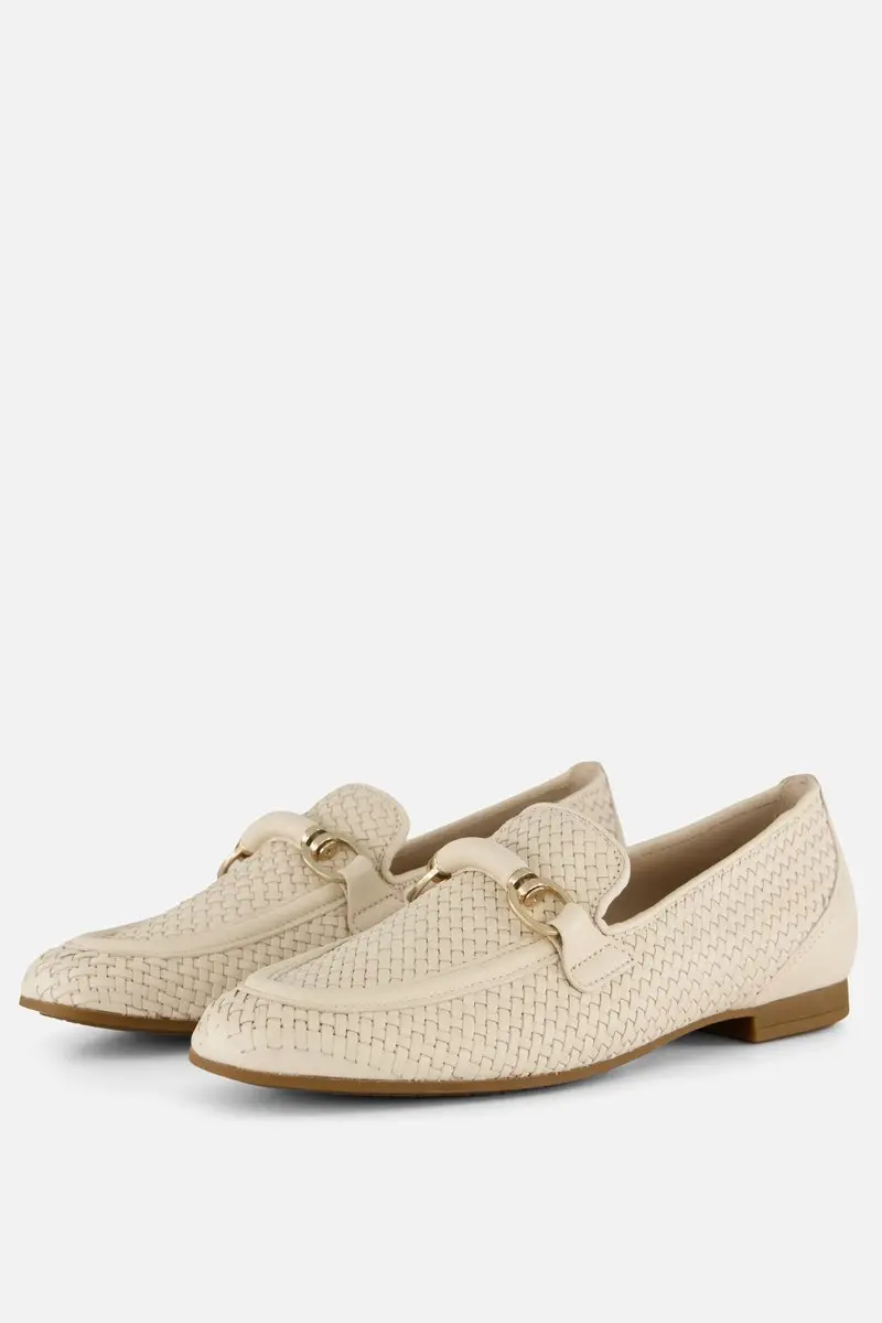 Gabor Instappers beige Leer