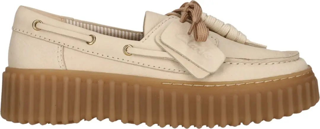 Clarks Torhill Boat Herrenschuhe - Beige - 35.5 - afbeelding 6 van 6